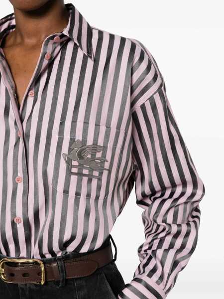 Bluze ETRO Shirt With Logo PINK Femei (BM 12023979) 5