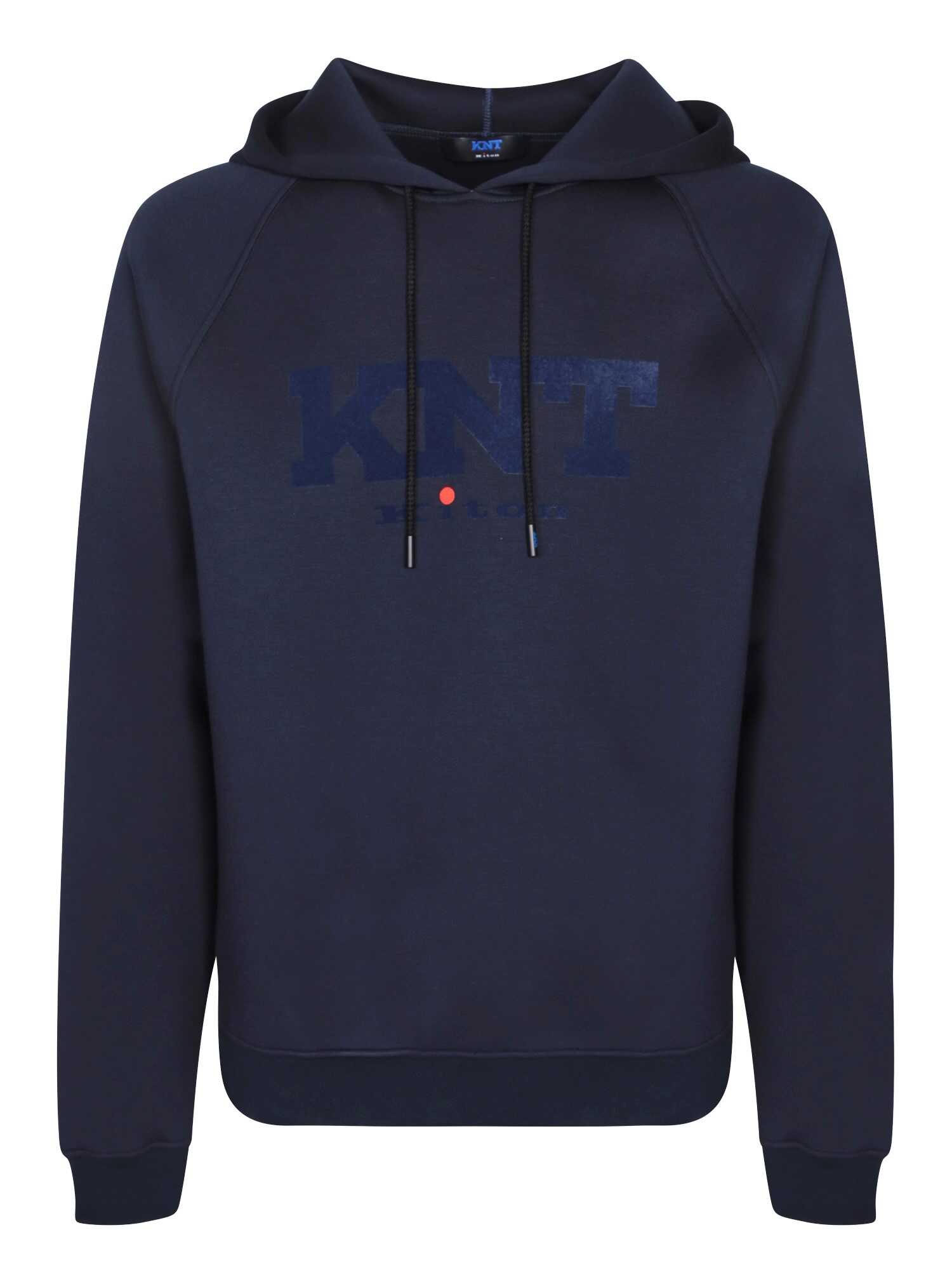 KITON Blue Sweatshirts Blue