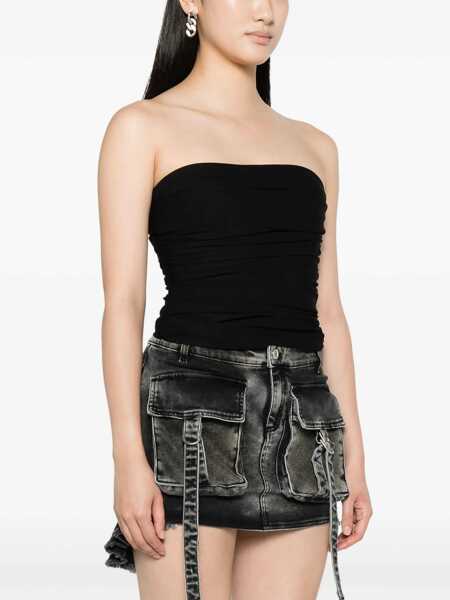 Bluze MOSCHINO JEANS Draped Top BLACK Femei (BM 12025482) 3