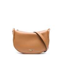 Genti de umar 'Kendall' Beige Shoulder Bag With Metallic Logo In Leather Woman Femei