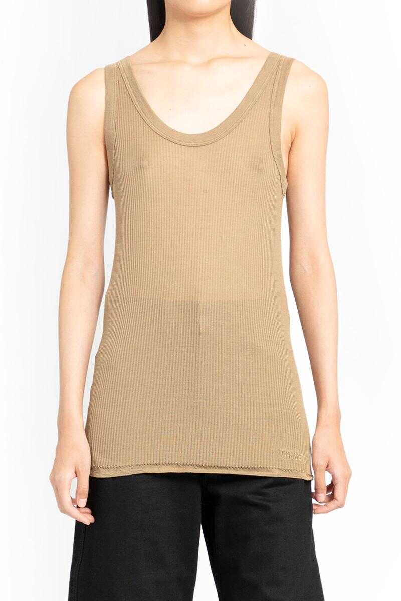 LEMAIRE LEMAIRE TANK TOPS GREEN