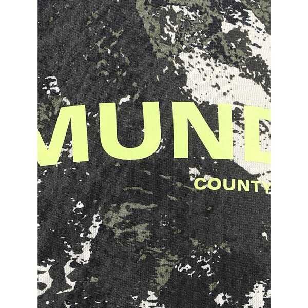 Bluze de trening Marcelo Burlon Marcelo Burlon Otromundo Camouflage Sweatshirt Green Barbati (BM 12031026) 3