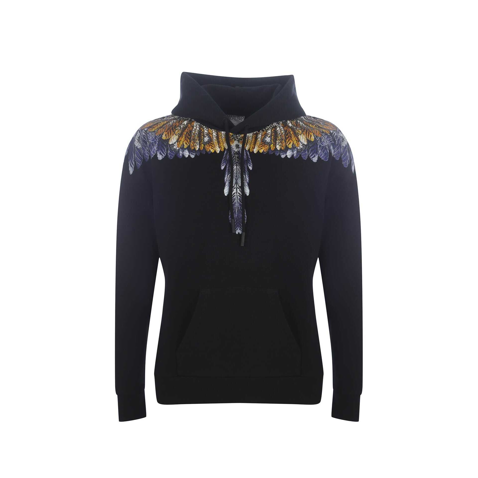 Marcelo Burlon Marcelo Burlon Hawaiana Wings Regular Sweatshirt Black