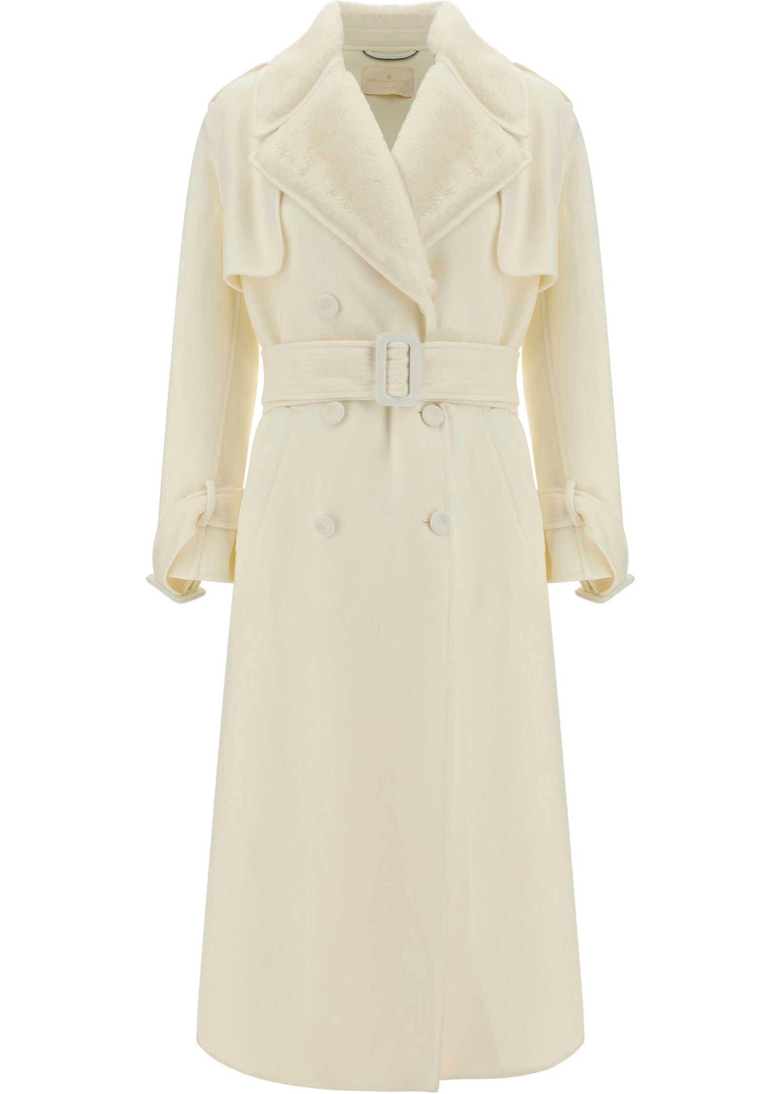 Ermanno Scervino Coat BLANC DE BL