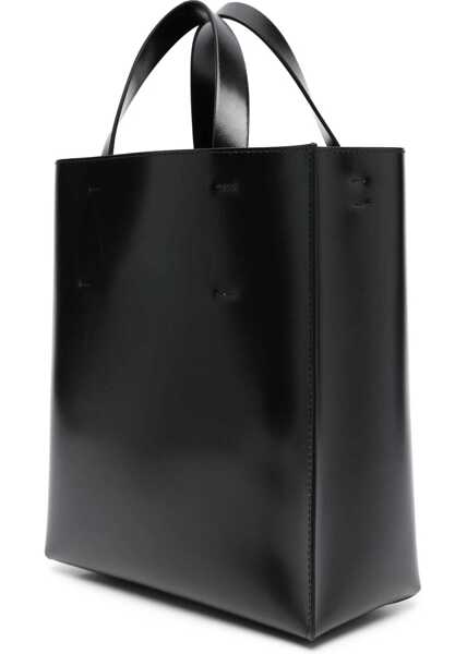 Genti de mana Marni Calfskin Museo Handbag by Marni BLACK Femei (BM 12031341) 3