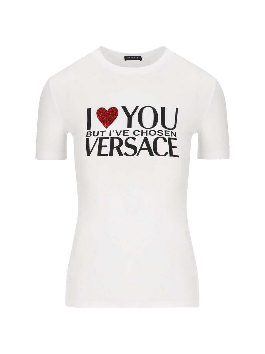 Versace Versace T-shirt and Polo WHITE