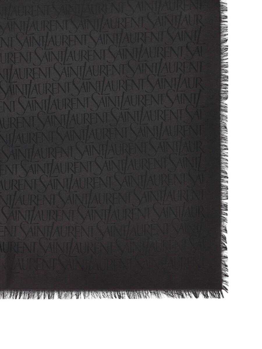 Saint Laurent Saint Laurent Scarves BLACK