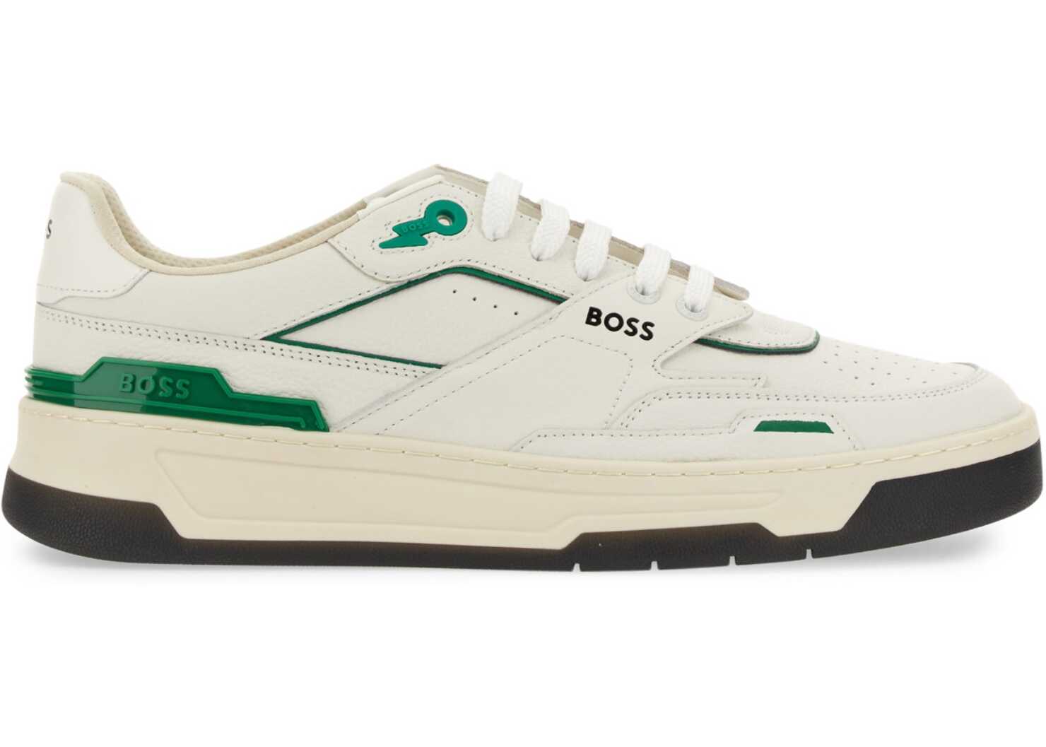 Hugo Boss Basketball Style Sneakers WHITE