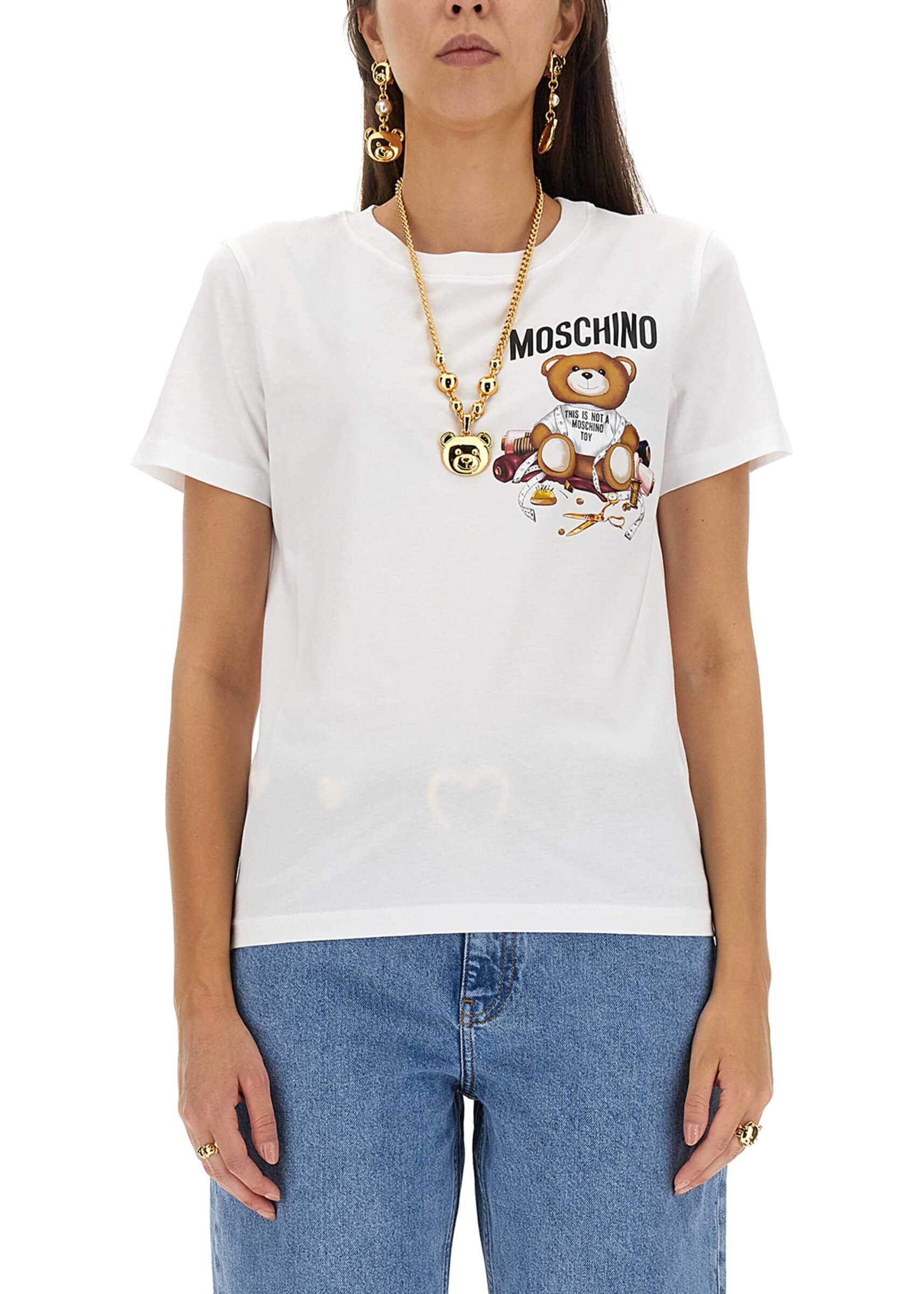 Moschino Teddy Bear T-Shirt WHITE