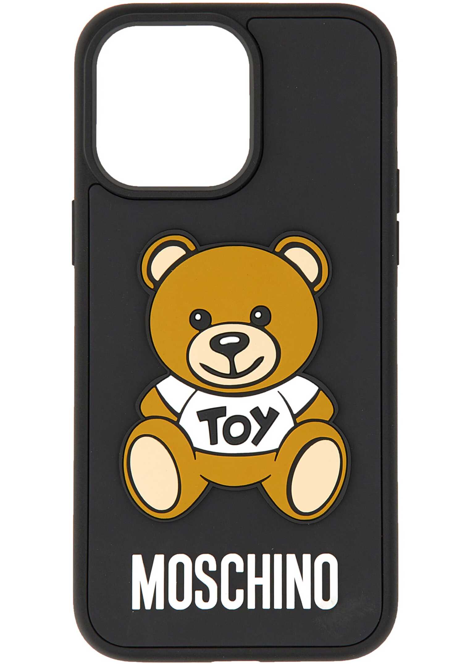 Moschino Teddy Cover For Iphone 14 Pro Max BLACK