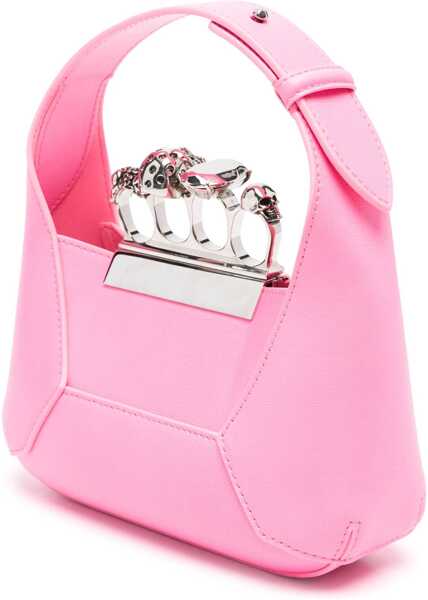 Genti de mana Alexander McQueen Jewelled Mini Hobo Bag PINK Femei (BM 12039396) 3