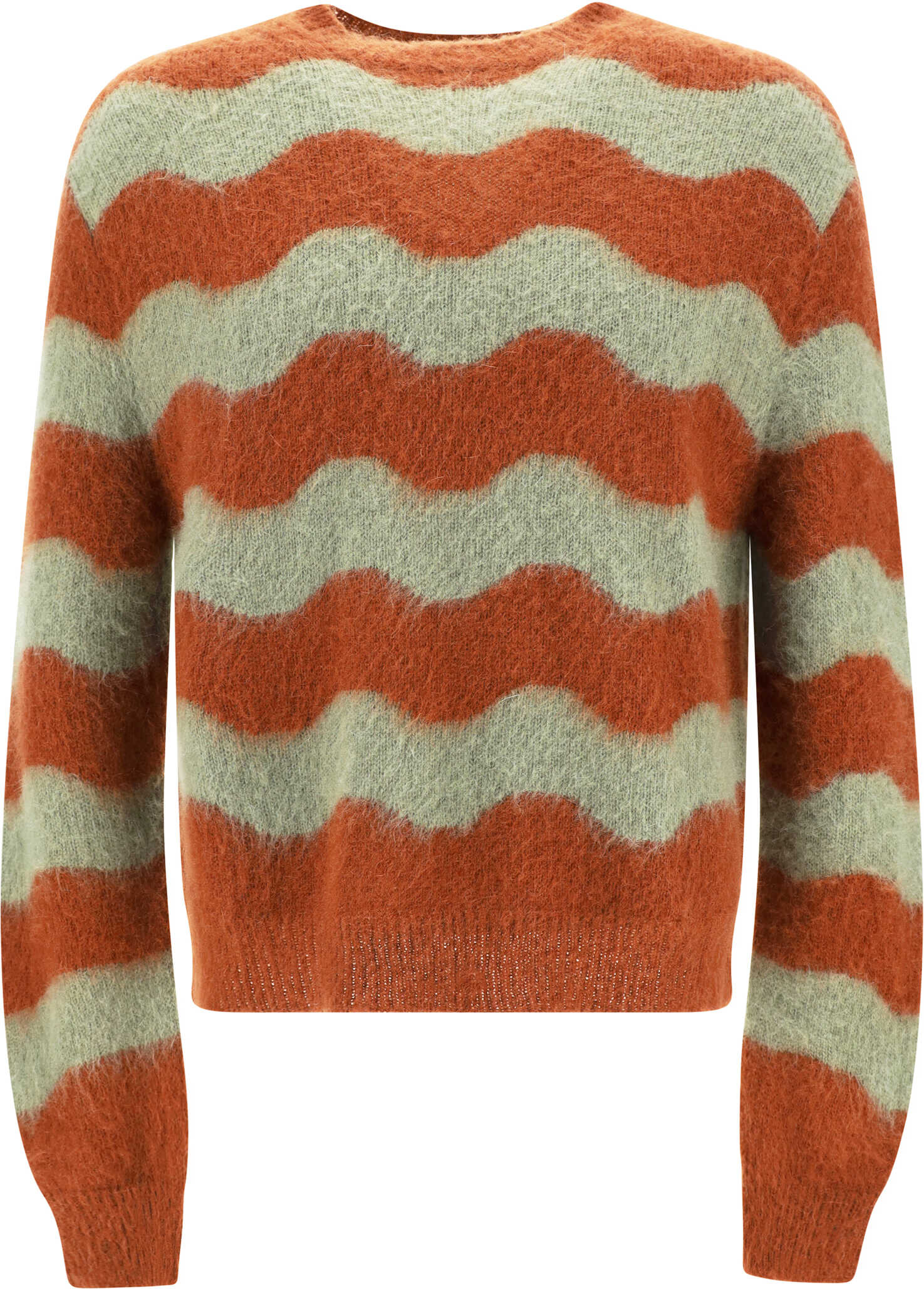 Salvatore Santoro Sweater RUST/GREEN