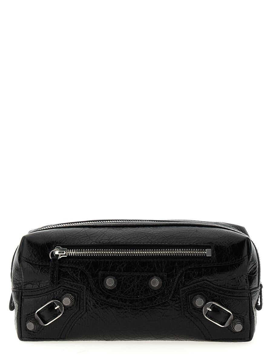 Balenciaga NANO POUCH ARENA LAMB AS BLACK