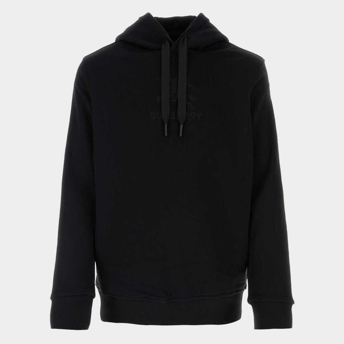 Burberry BURBERRY BLACK COTTON SWEATSHIRT BLACK