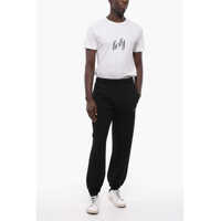Pantaloni Off-White pentru Barbati - Pantaloni de trening Off-White Seasonal Cotton Wave Outl Joggers With Print Black Barbati (BM 12044340) - B-mall.ro