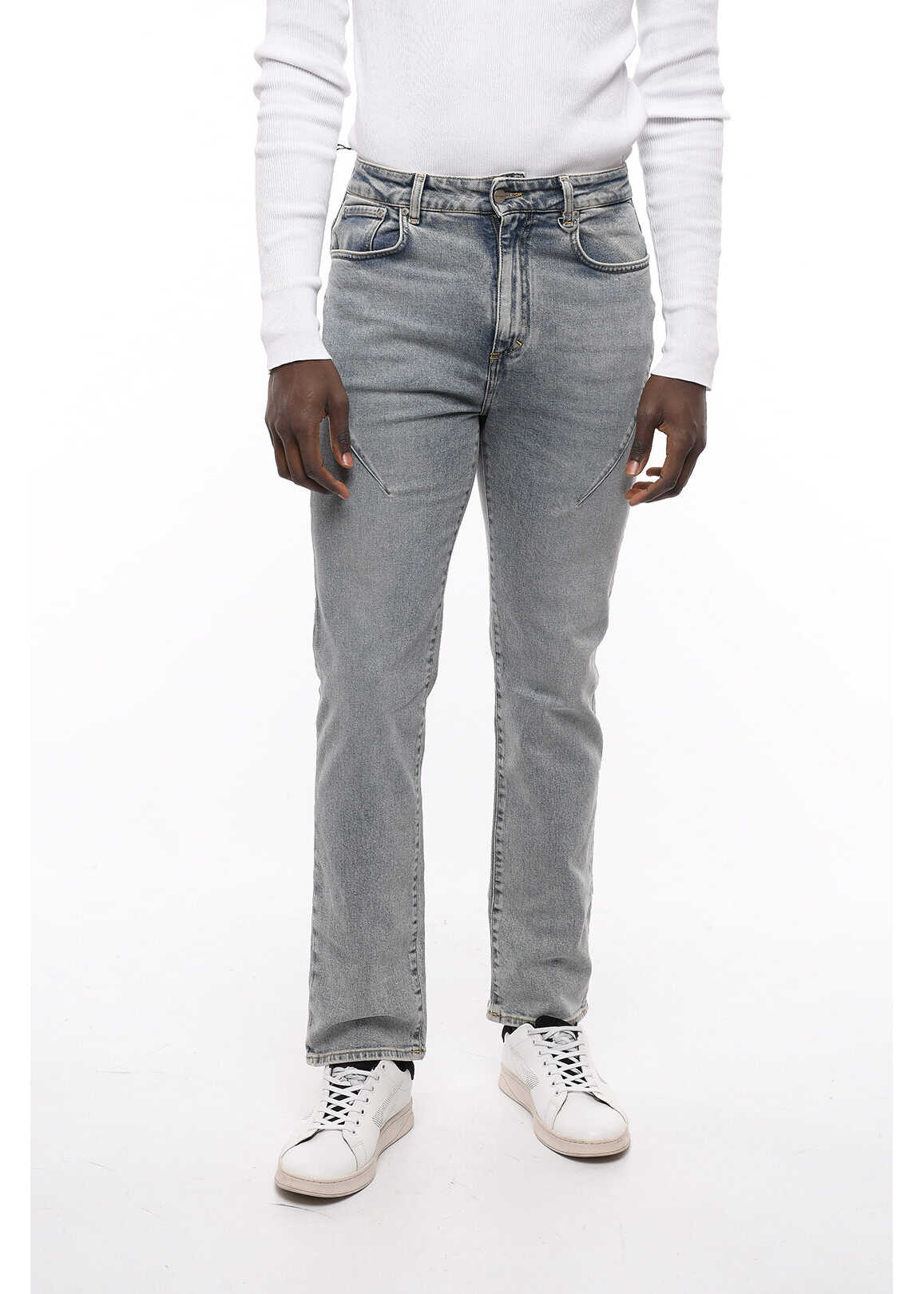 REPRESENT Mid-Waist Regular Fit Jeans 19Cm Blue