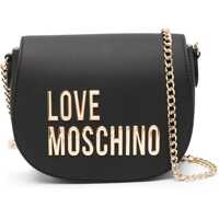 Genti tip postas Love Faux Leather Crossbody Bag With Golden Details Femei