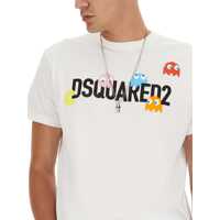 Tricouri DSQUARED2 pentru Barbati - Tricouri DSQUARED2 Dsquared X Pac-Man T-Shirt WHITE Barbati (BM 12045981) - B-mall.ro