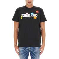Tricouri Dsquared X Pac-Man T-Shirt Barbati