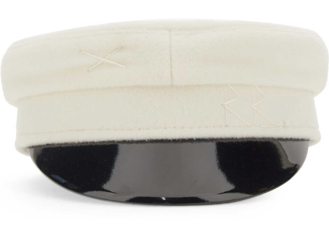 RUSLAN BAGINSKIY Baker Boy Hat WHITE