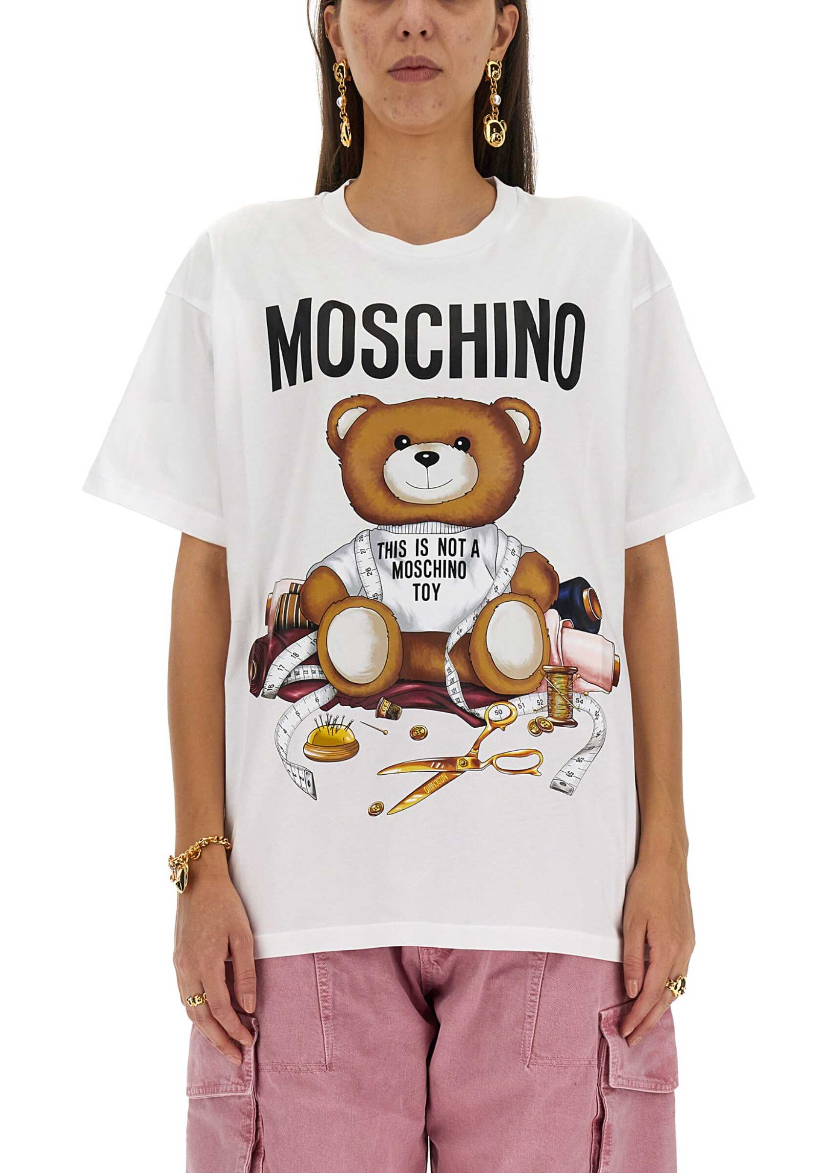 Moschino Teddy Bear T-Shirt WHITE