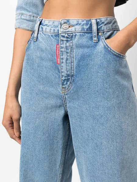 Blugi skinny MOSCHINO JEANS Five Pocket Jeans BLUE Femei (BM 12046014) 5