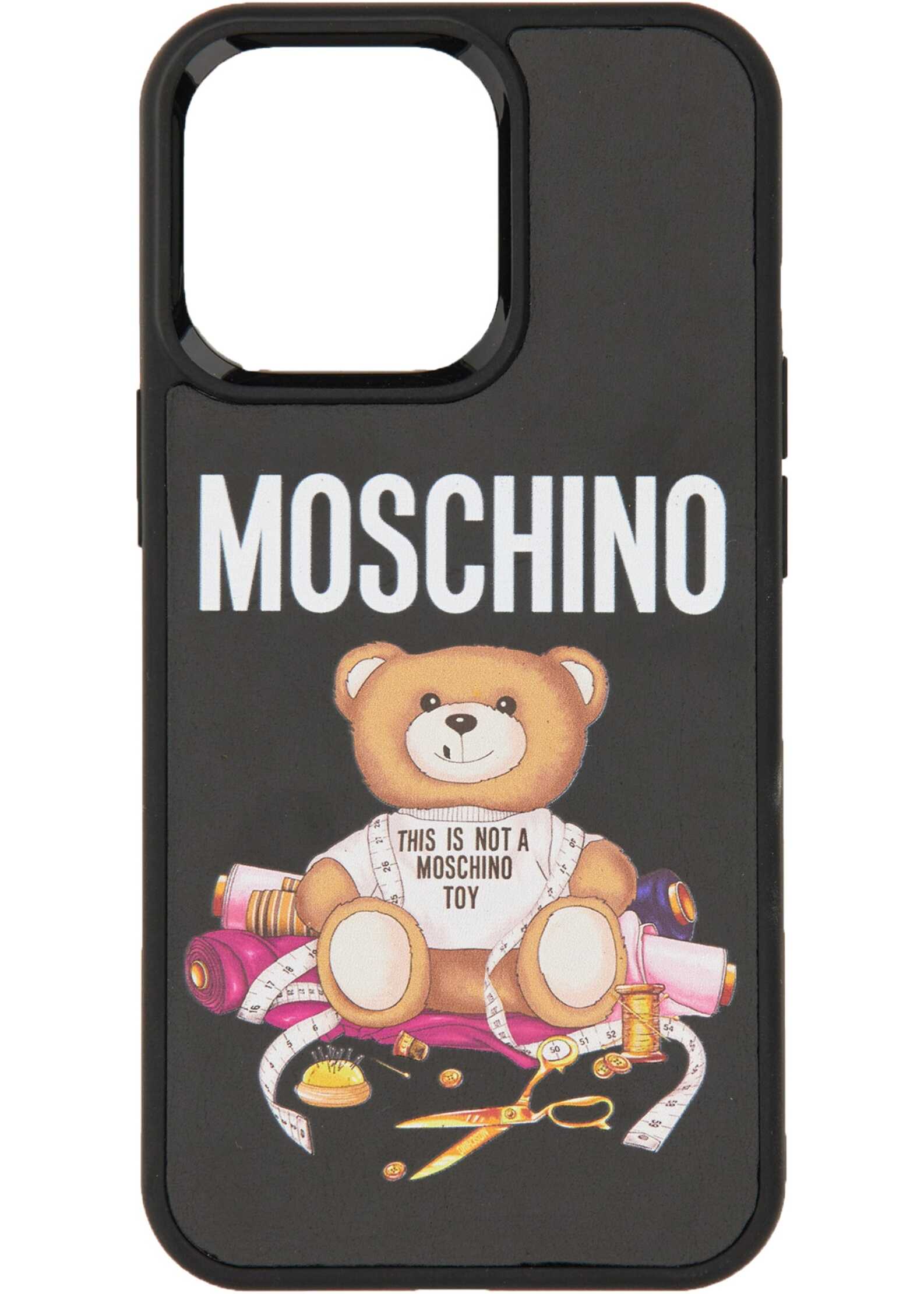 Moschino Teddy Cover For Iphone 13 Pro BLACK