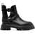 Stuart Weitzman Maverick Bedford Motorcycle Boot BLACK