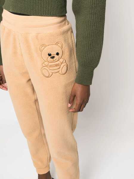 Pantaloni casual Moschino Jogging Pants With Logo BEIGE Femei (BM 12046080) 5