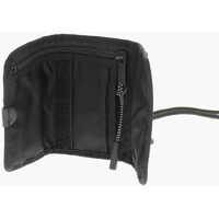 Genti tip postas pentru Barbati - Genti tip postas Marcelo Burlon Fabric Trifold Purse With Necklace Black Barbati (BM 12046149) - B-mall.ro