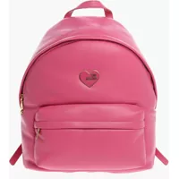 Rucsacuri Love Faux Leather Backpack With Metal Heart Femei