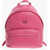 Moschino Love Faux Leather Backpack With Metal Heart Pink