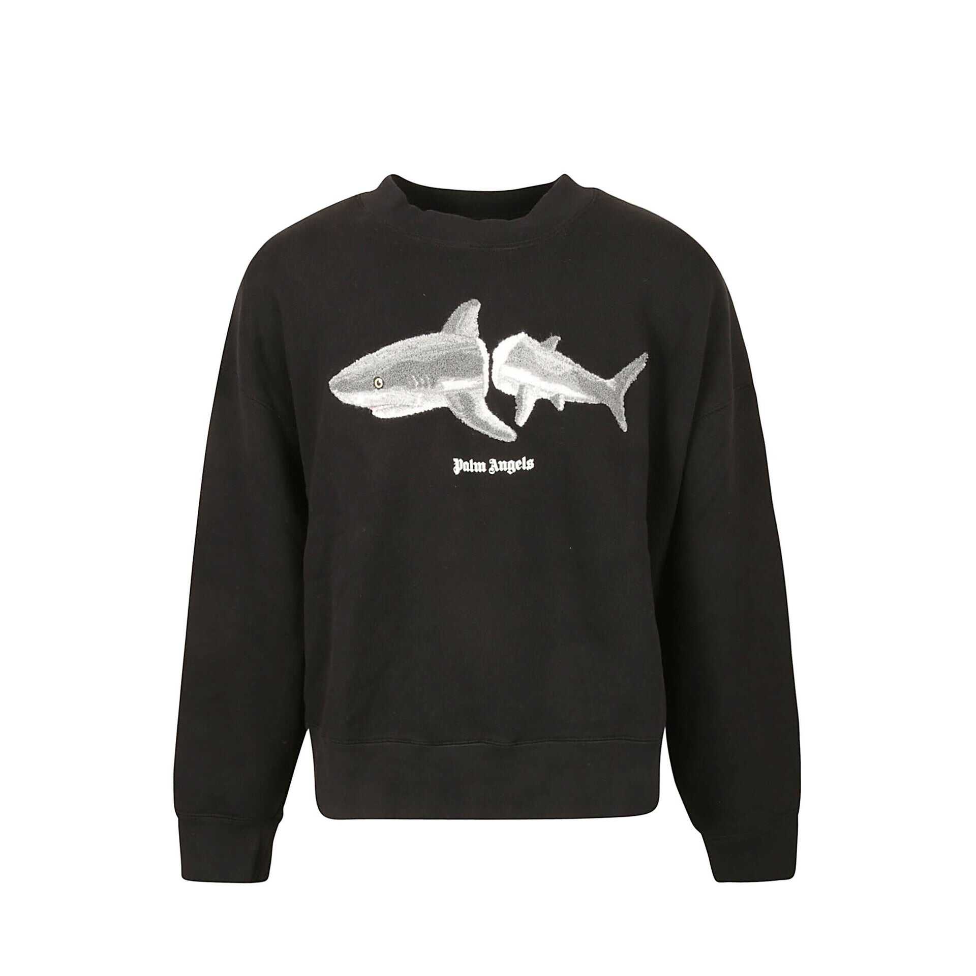 Palm Angels Palm Angels Shark Sweatshirt Black