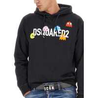 Topuri DSQUARED2 pentru Barbati - Bluze de trening DSQUARED2 Dsquared X Pac-Man Sweatshirt BLACK Barbati (BM 12046884) - B-mall.ro