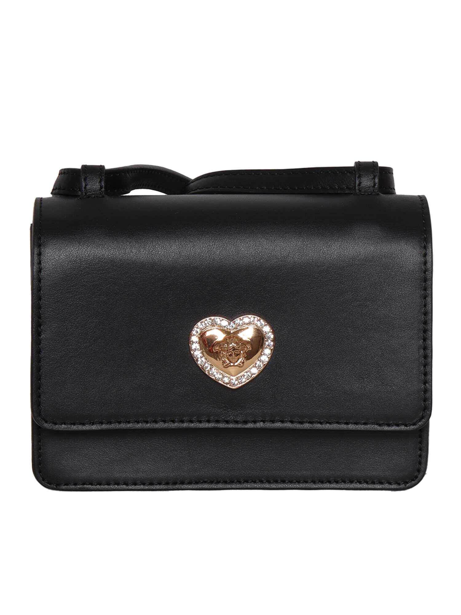 Versace Medusa heart bag Black