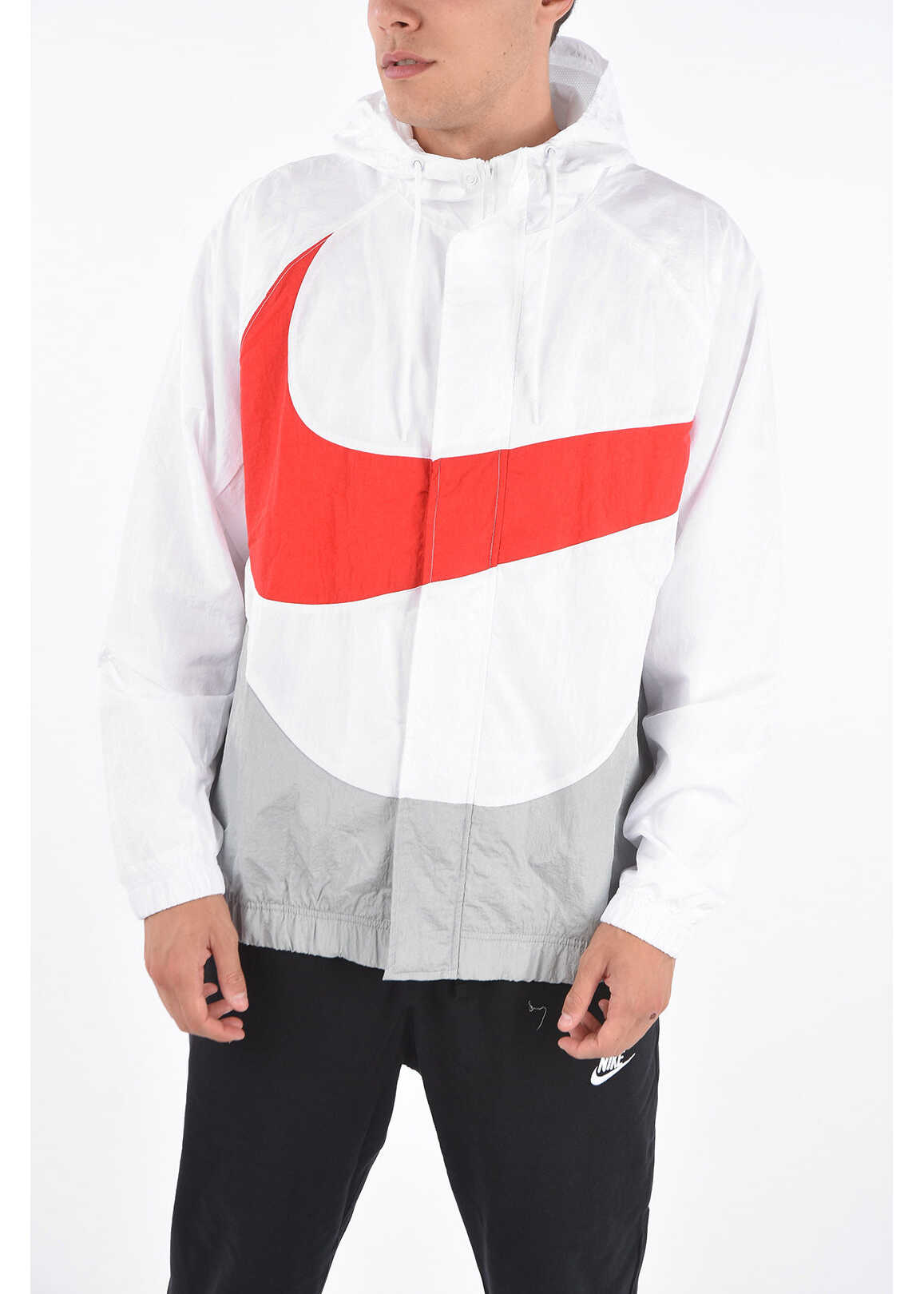 Nike Hooded Jacket With Hidden Buttons* Multicolor