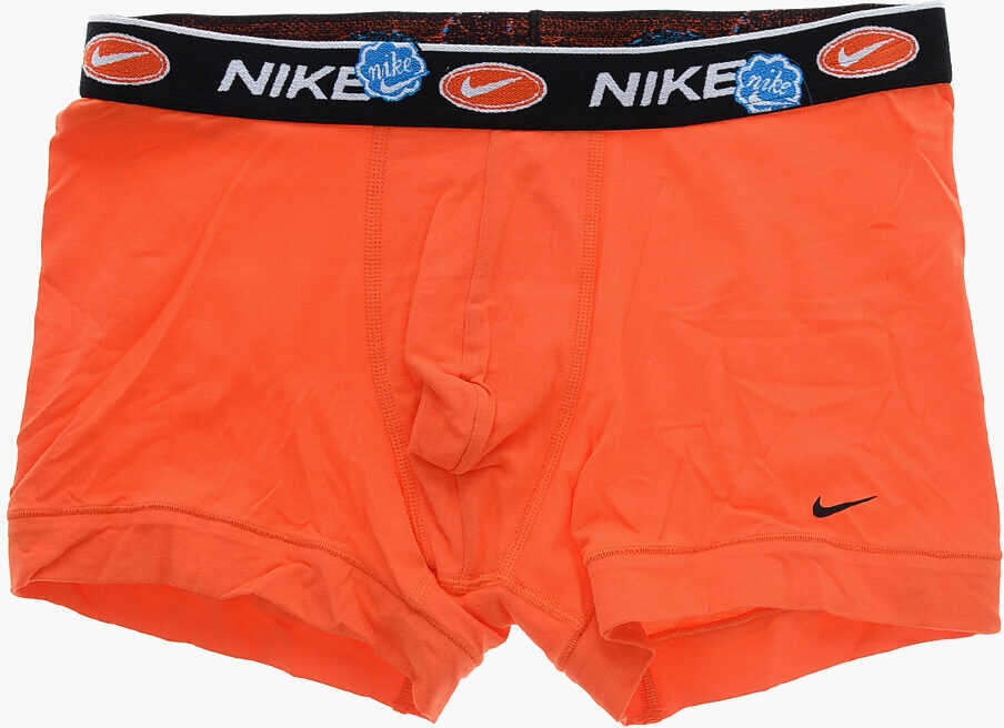 Lenjerie intima Nike Embroidered Solid Color 3 Pairs Of Boxers Set Orange Barbati (BM 12055437) 4