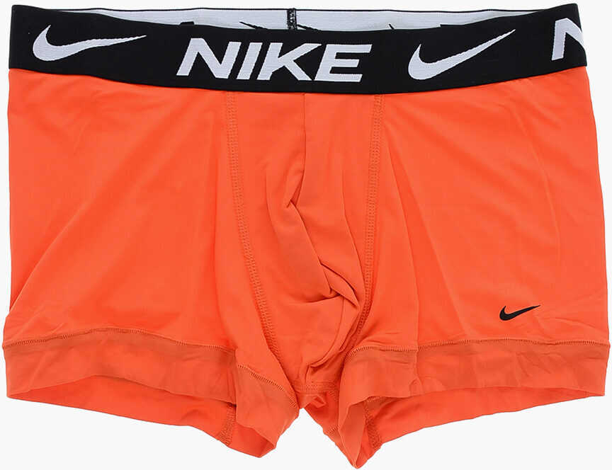 Lenjerie intima Nike Solid Color 3 Pairs Of Boxer Set With Logoed Band At The Wai Orange Barbati (BM 12055440) 4