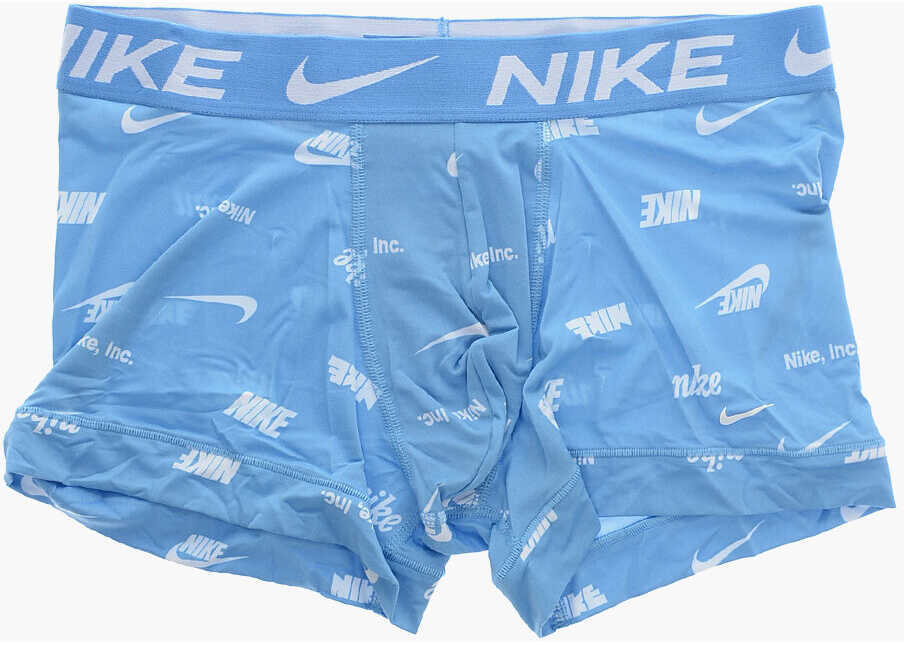 Lenjerie intima Nike Solid Color 3 Pairs Of Boxer Set With Logoed Elastic Band Blue Barbati (BM 12055446) 2