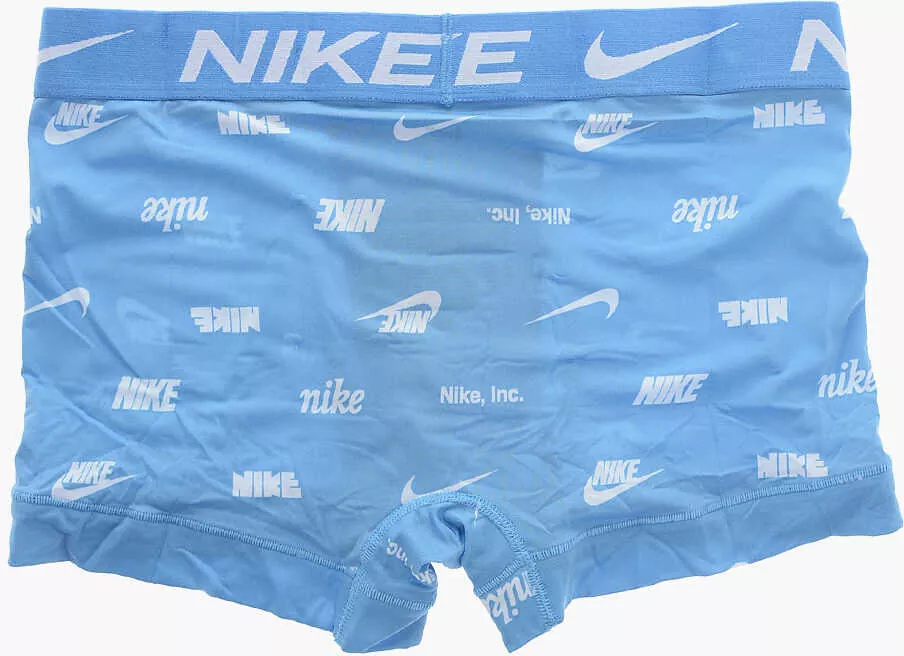 Lenjerie intima Nike Solid Color 3 Pairs Of Boxer Set With Logoed Elastic Band Blue Barbati (BM 12055446) 3