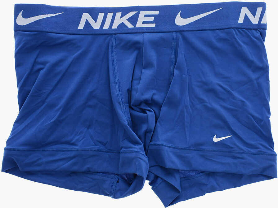 Lenjerie intima Nike Solid Color 3 Pairs Of Boxer Set With Logoed Elastic Band Blue Barbati (BM 12055446) 4