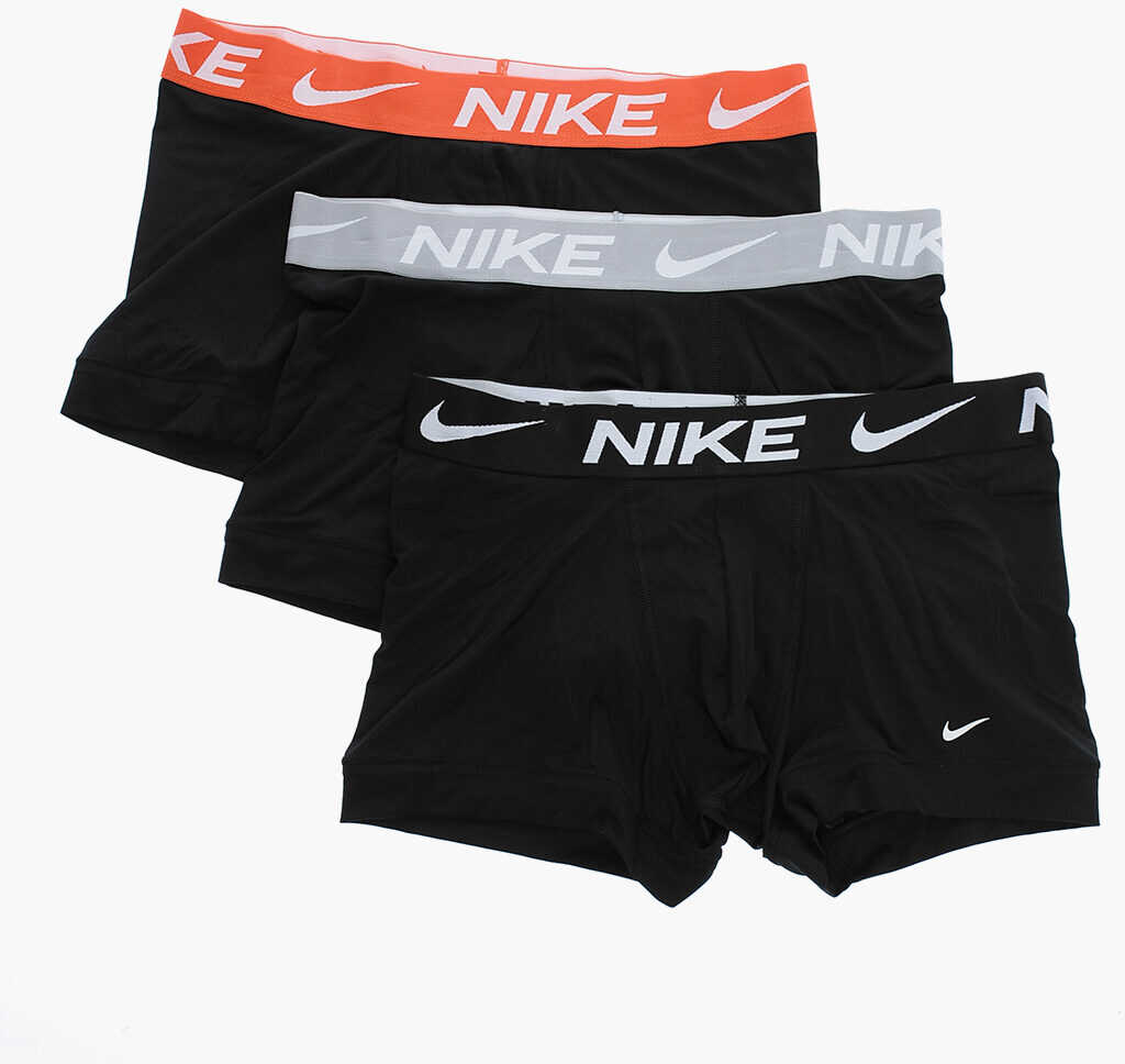 Nike Set Of 3 Dri-Fit Boxer With Logoed Elastic Band Black