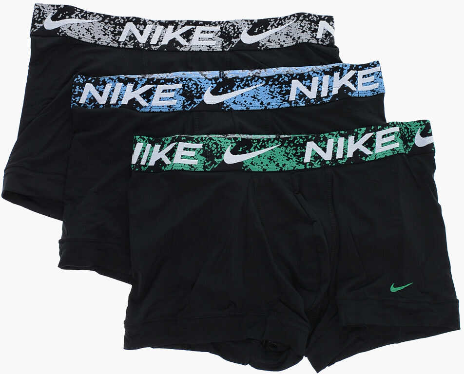 Nike Set Of 3 Dri-Fit Boxer With Logoed Elastic Band Black