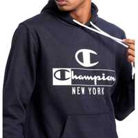 Topuri Champion pentru Barbati - Hanorace Champion Hooded Sweatshirt granatowy Barbati (BM 12055821) - B-mall.ro