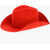 RUSLAN BAGINSKIY Solid Color Felt Cowboy Hat With Embossed Logo Red