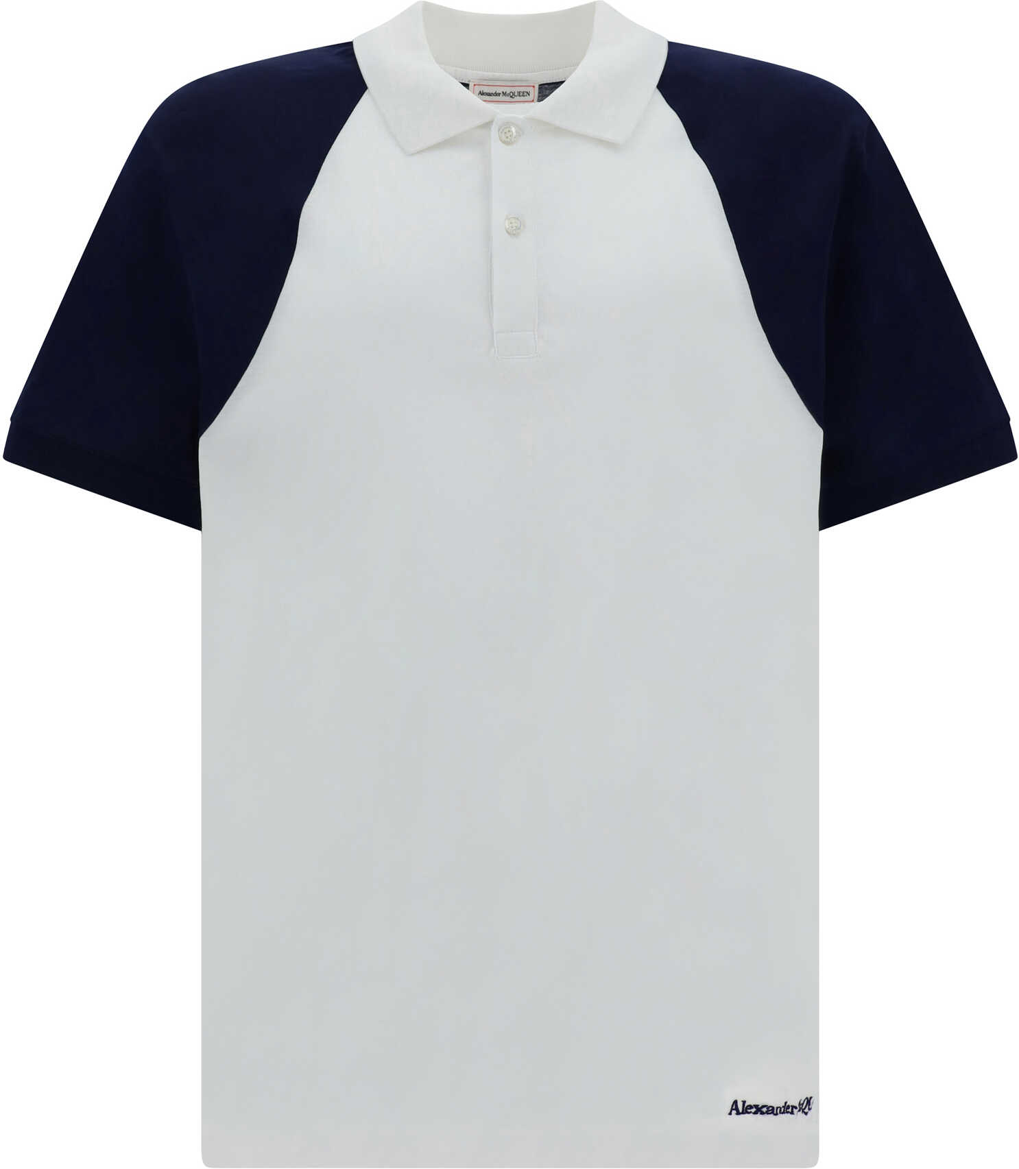 Alexander McQueen Polo Shirt OPTICAL WHITE