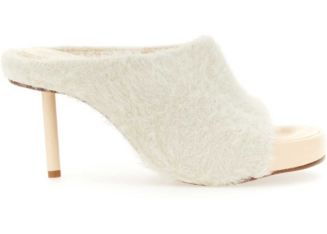 JACQUEMUS Cloud Mules WHITE