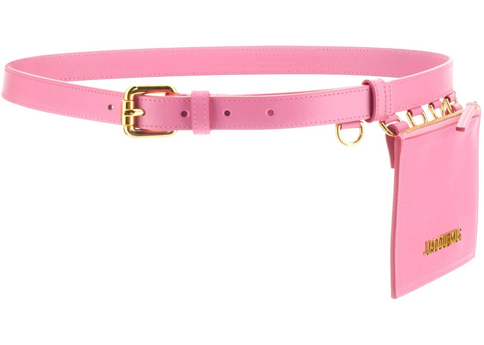 JACQUEMUS Pouch Belt "Anellu" PINK