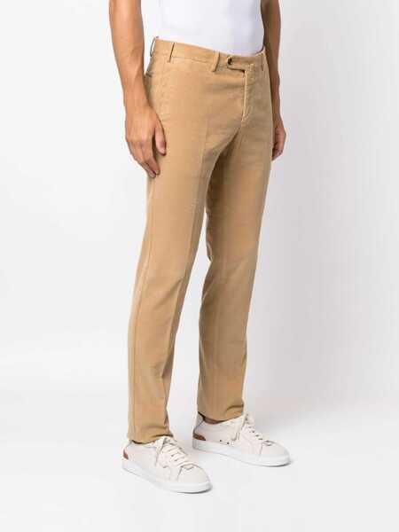 Pantaloni casual PT TORINO Slim Fit Pants BROWN Barbati (BM 12058866) 3