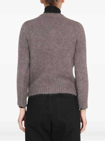 Pulovere Raf Simons Mohair Crewneck Sweater DOVE Femei (BM 12058905) 3